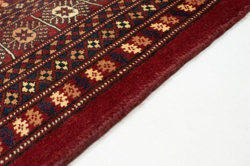 Afghansk tæppe - Bukhara - 240 x 203 cm - rød