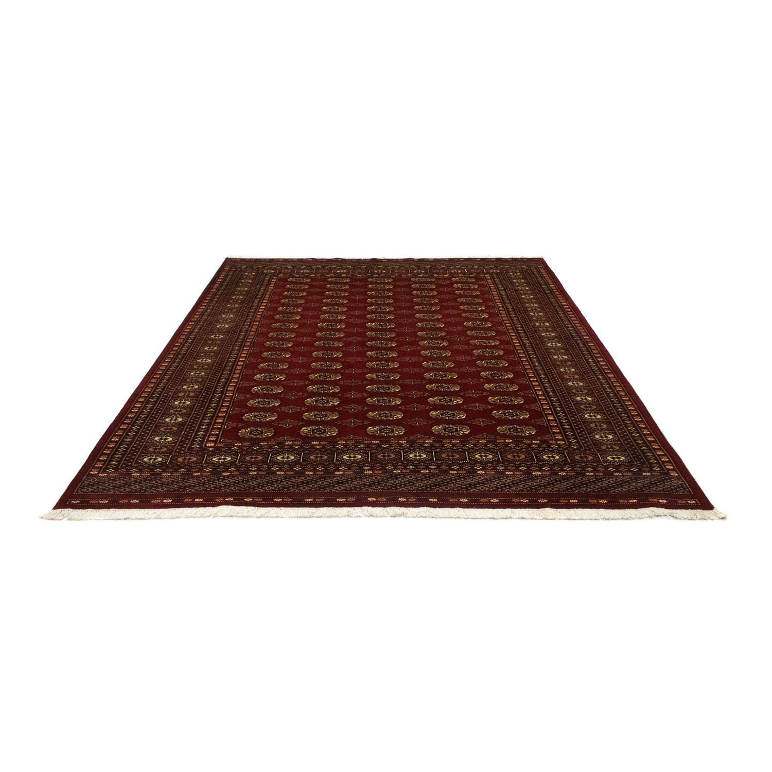 Afghansk tæppe - Bukhara - 240 x 203 cm - rød