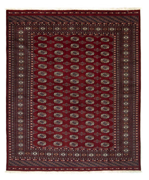 Afghansk tæppe - Bukhara - 238 x 200 cm - rød