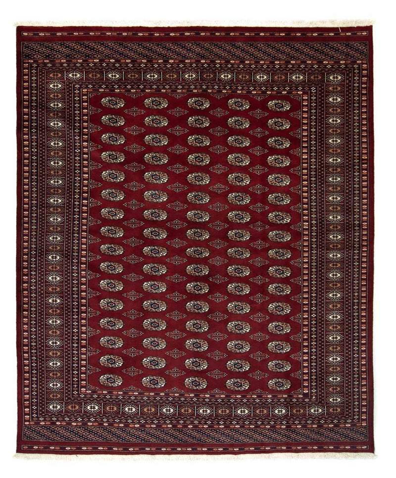 Afghansk tæppe - Bukhara - 238 x 200 cm - rød