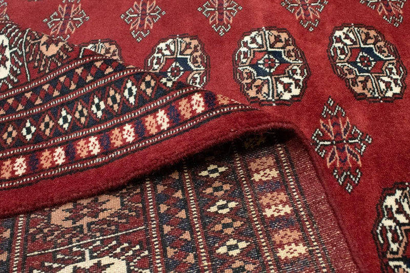 Afghansk tæppe - Bukhara - 238 x 200 cm - rød