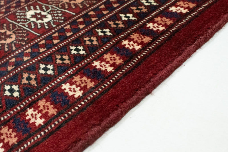 Afghansk tæppe - Bukhara - 240 x 200 cm - rød