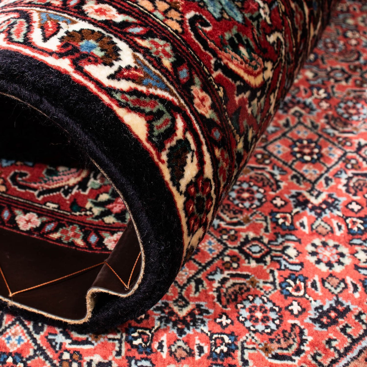 Persisk tæppe - Bijar - 239 x 166 cm - flerfarvet