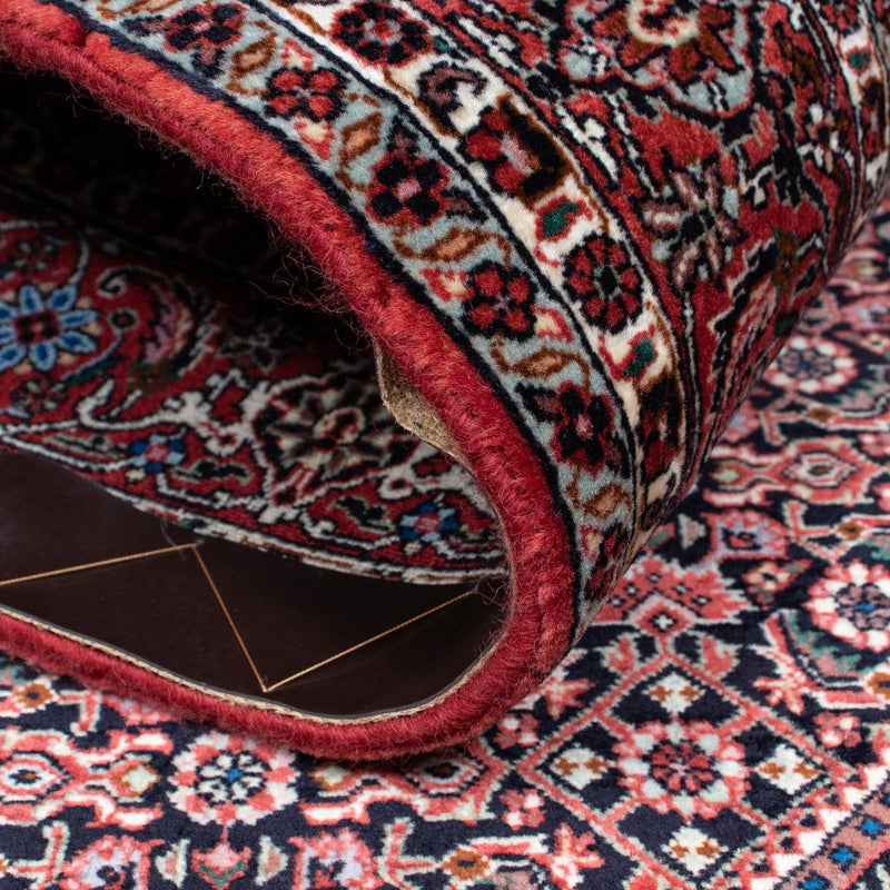 Persisk tæppe - Bijar - 211 x 132 cm - lysrød