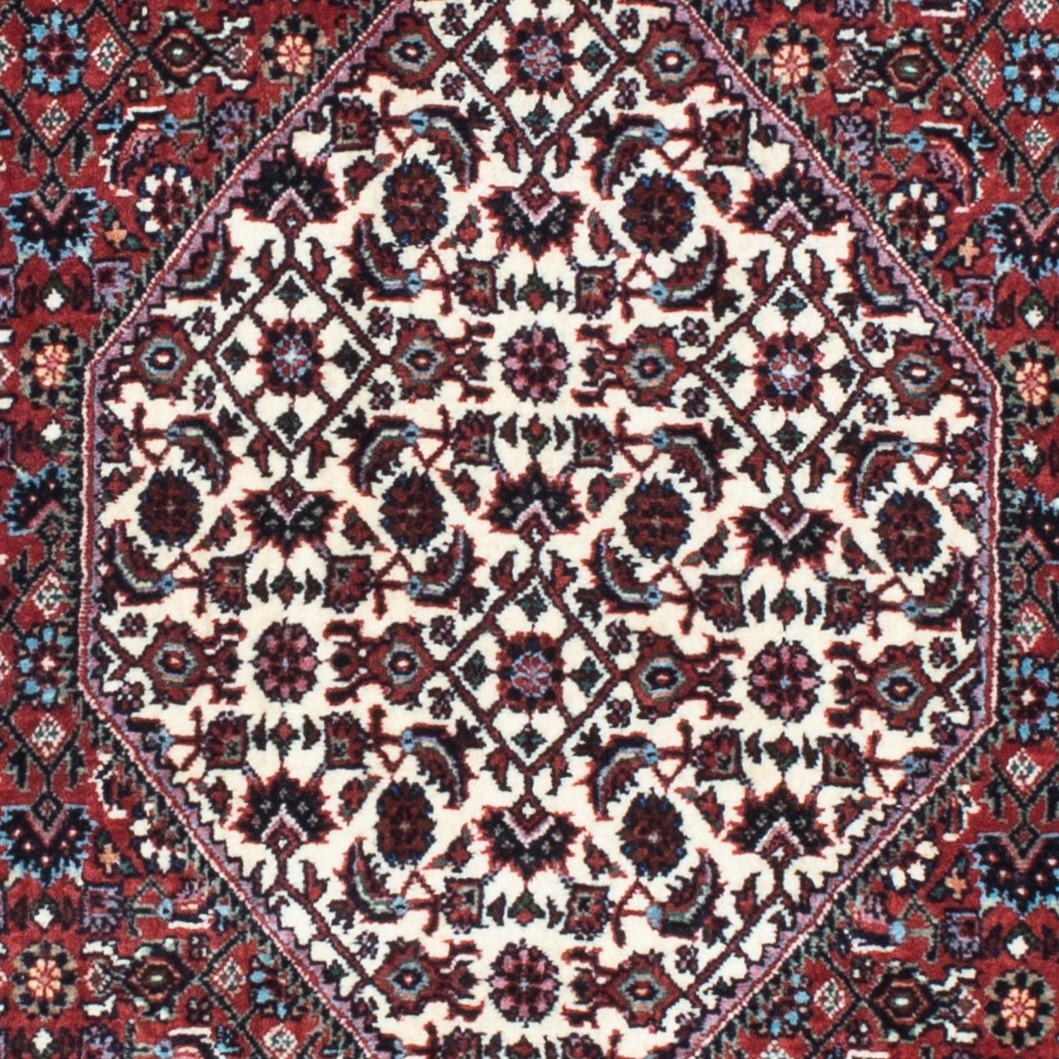 Løber Persisk tæppe - Bijar - 203 x 70 cm - mørkeblå