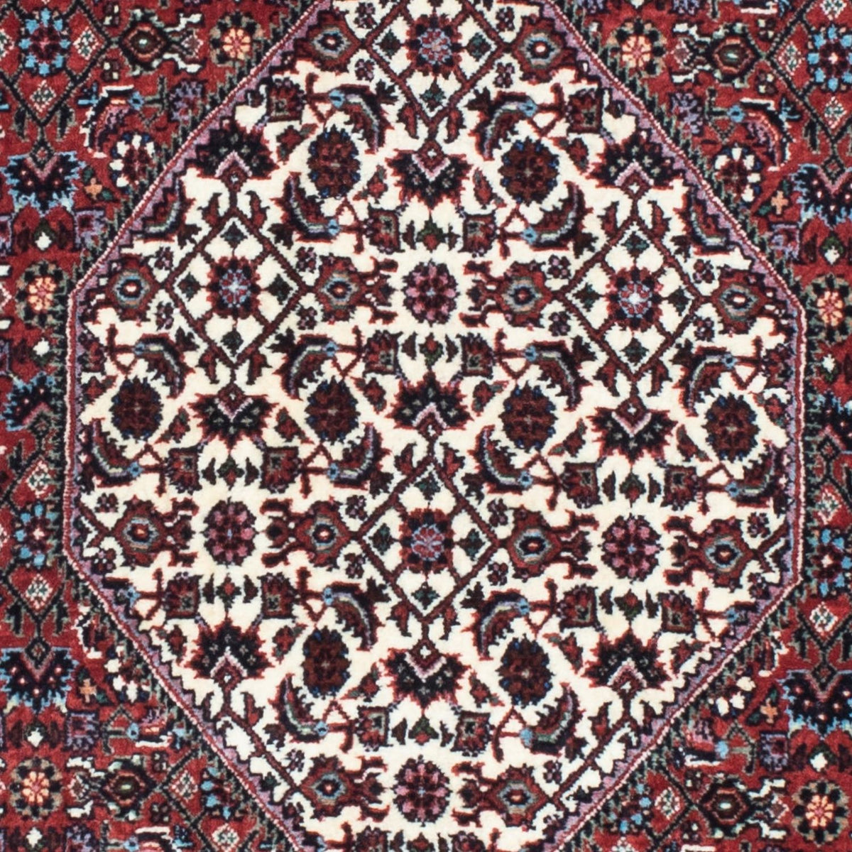 Løber Persisk tæppe - Bijar - 203 x 70 cm - mørkeblå