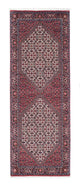 Løber Persisk tæppe - Bijar - 205 x 73 cm - rød