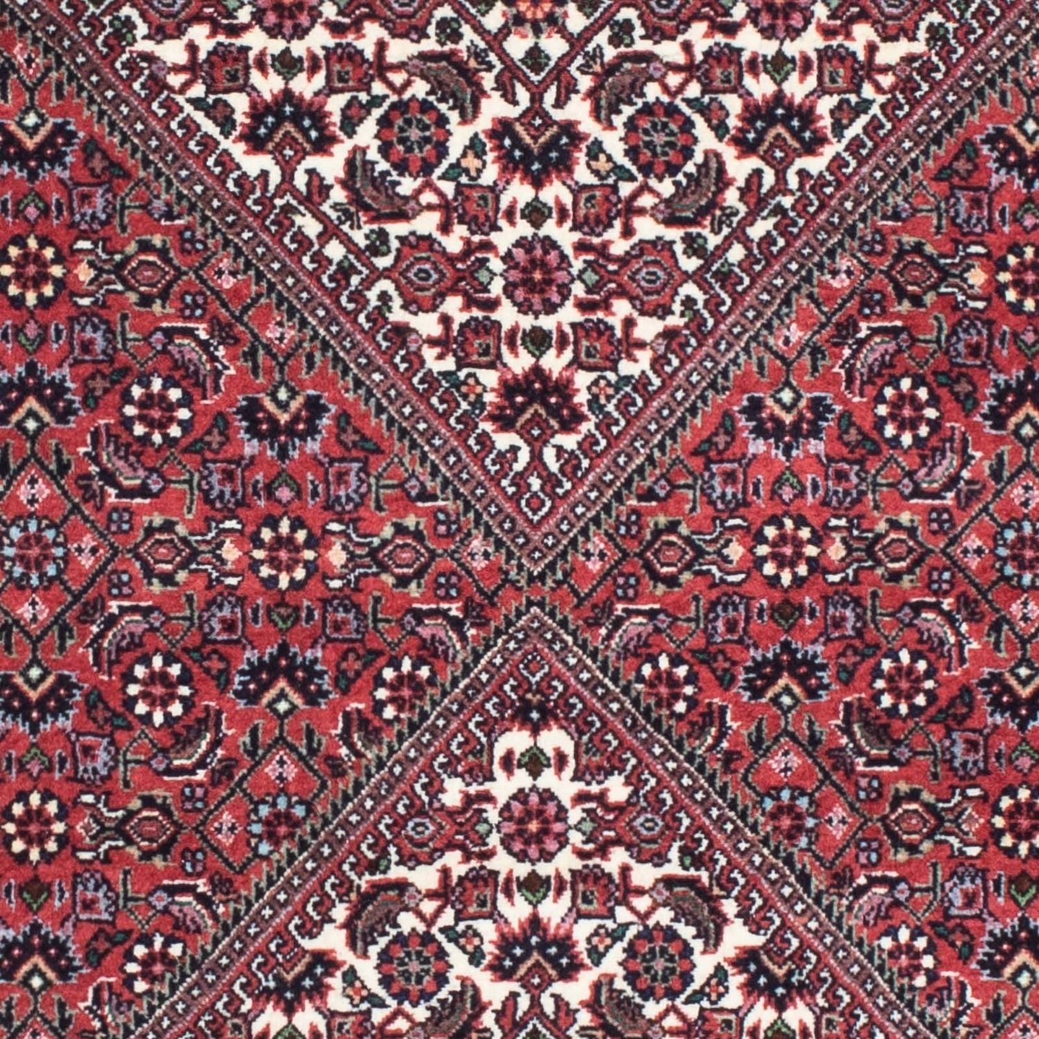 Løber Persisk tæppe - Bijar - 205 x 73 cm - rød