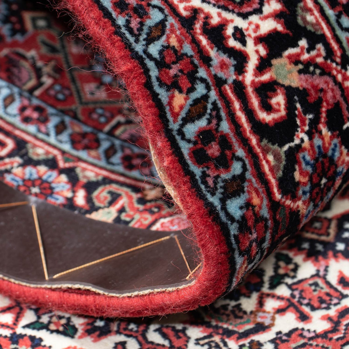 Løber Persisk tæppe - Bijar - 205 x 73 cm - rød