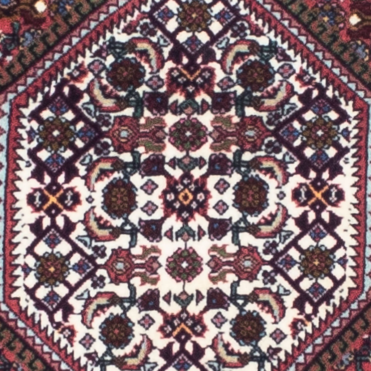 Løber Persisk tæppe - Bijar - 248 x 74 cm - blå