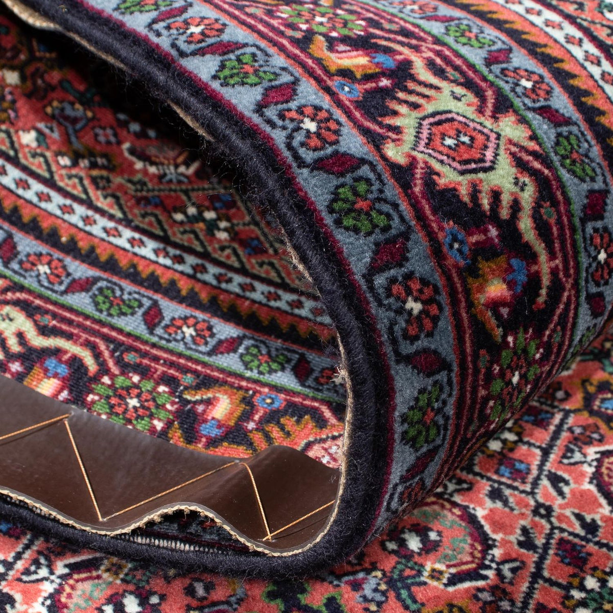 Løber Persisk tæppe - Bijar - 248 x 74 cm - blå