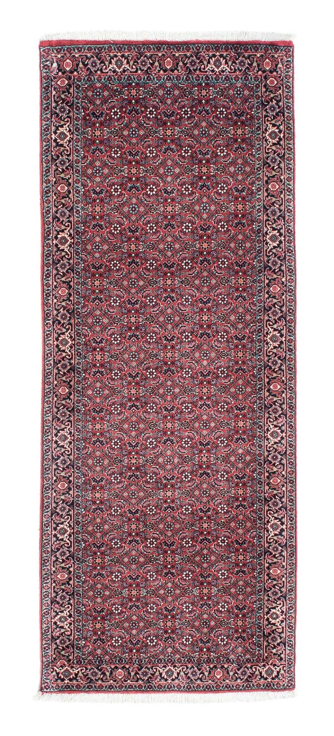 Løber Persisk tæppe - Bijar - 193 x 76 cm - rød