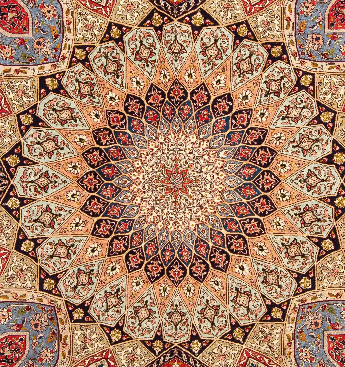 Persisk tæppe - Tabriz - Royal - 250 x 204 cm - flerfarvet