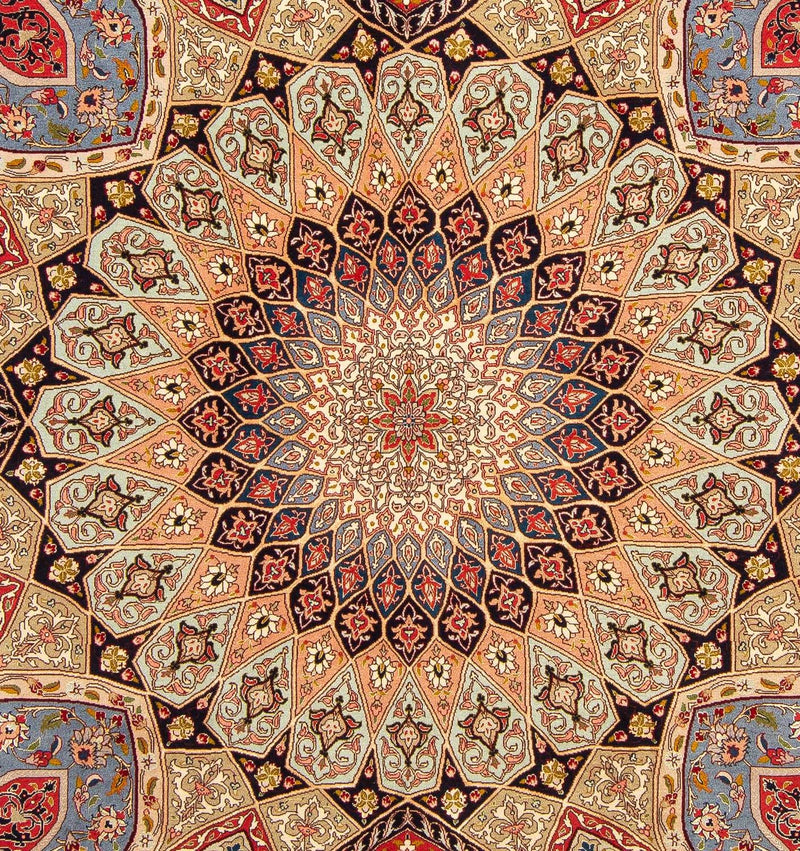 Persisk tæppe - Tabriz - Royal - 250 x 204 cm - flerfarvet