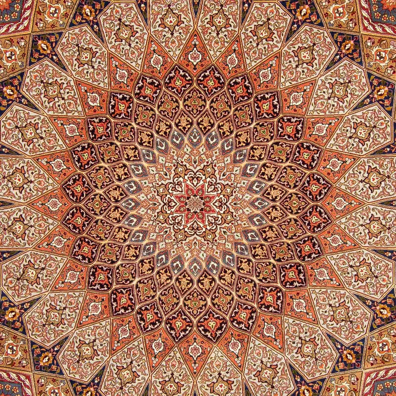 Persisk tæppe - Tabriz - Royal - 408 x 300 cm - flerfarvet