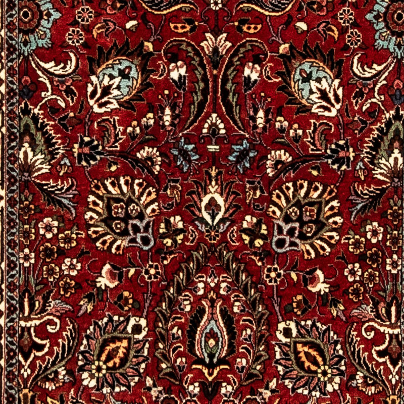 Løber Persisk tæppe - Bijar - 298 x 83 cm - mørkerød