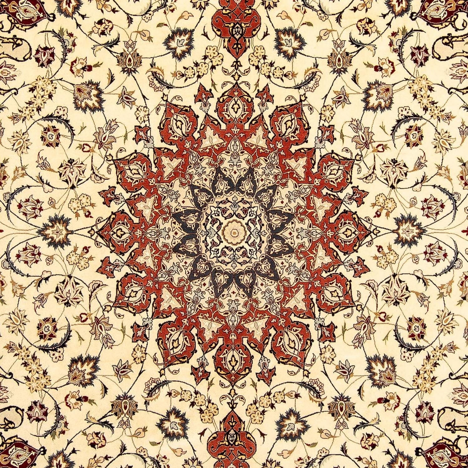 Persisk tæppe - Tabriz - Royal - 349 x 252 cm - beige