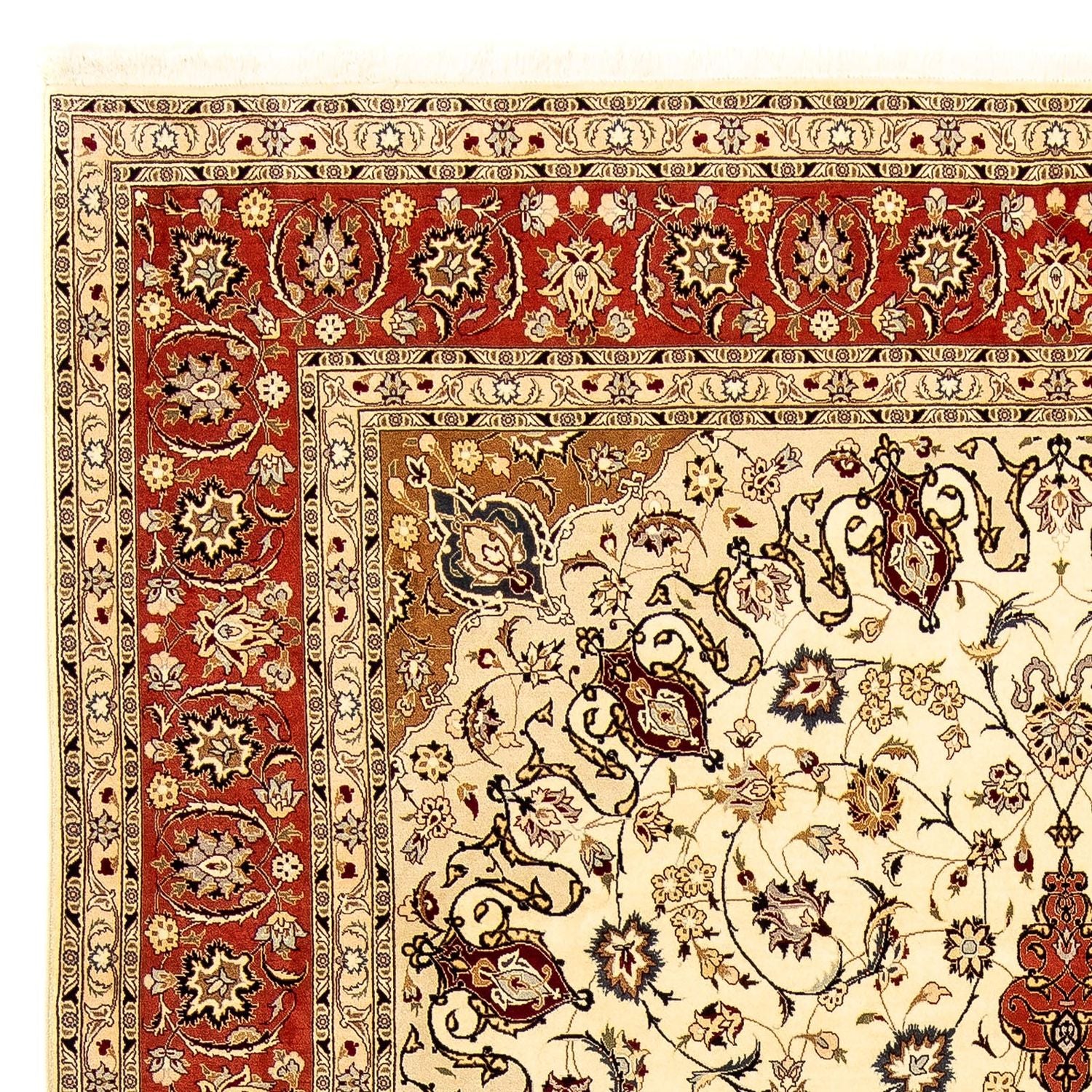 Persisk tæppe - Tabriz - Royal - 349 x 252 cm - beige