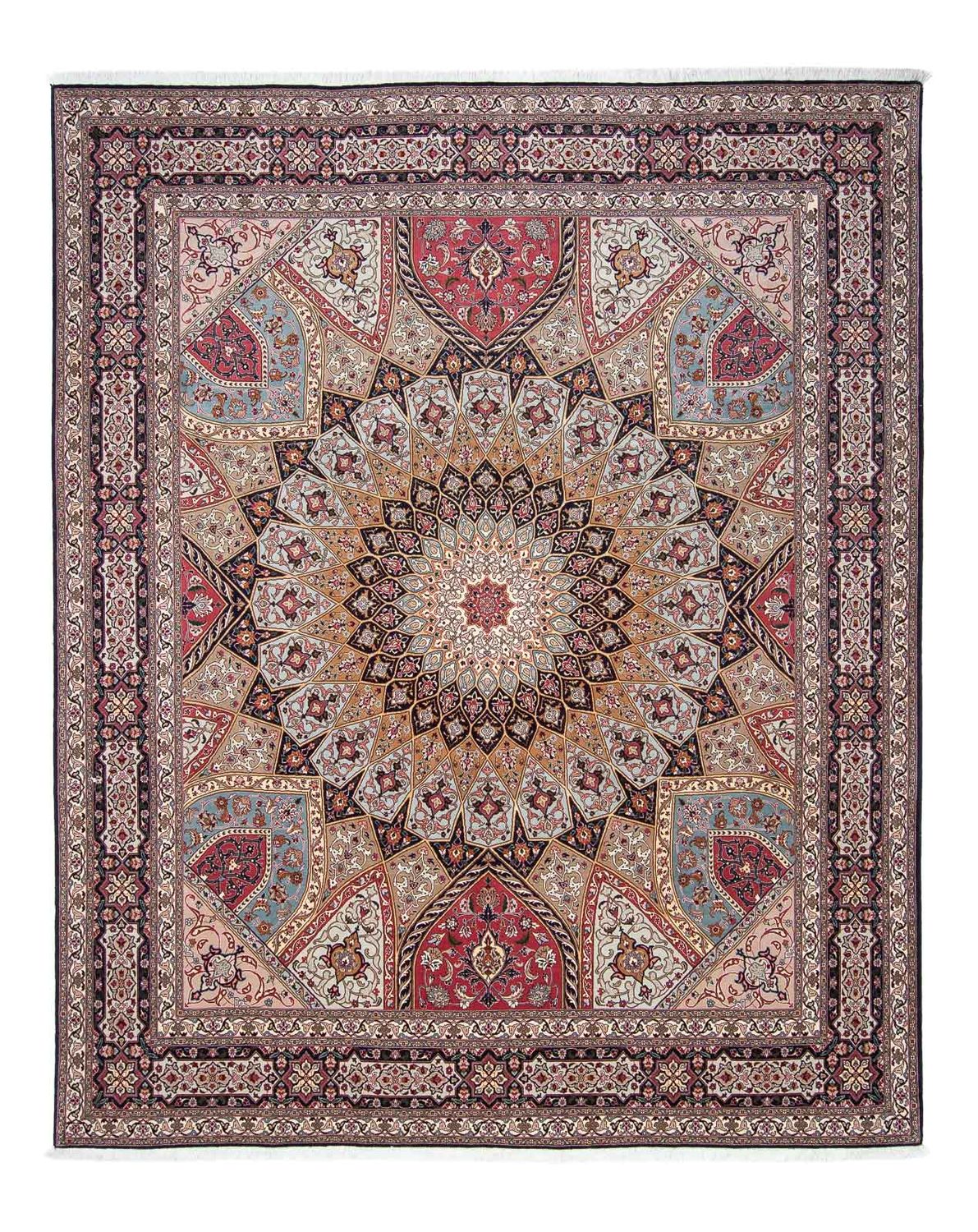 Persisk tæppe - Tabriz - Royal - 303 x 254 cm - flerfarvet