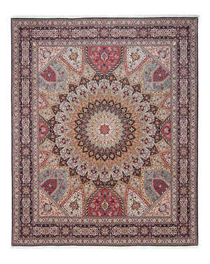 Persisk tæppe - Tabriz - Royal - 303 x 254 cm - flerfarvet