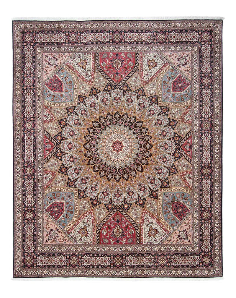 Persisk tæppe - Tabriz - Royal - 303 x 254 cm - flerfarvet