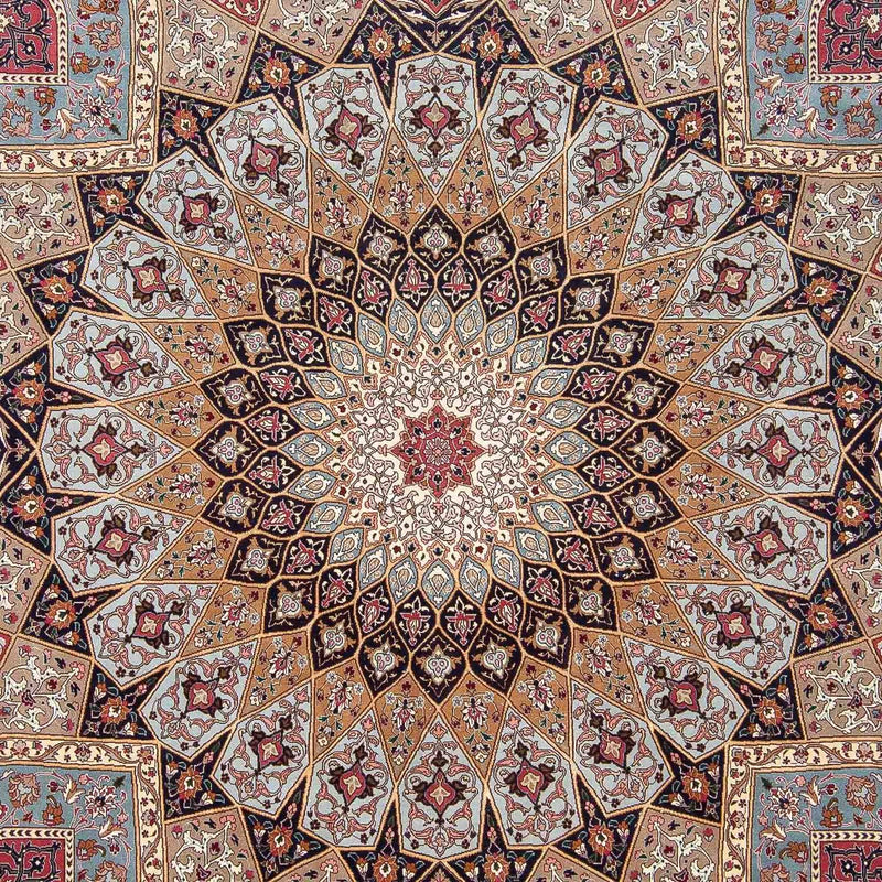 Persisk tæppe - Tabriz - Royal - 303 x 254 cm - flerfarvet