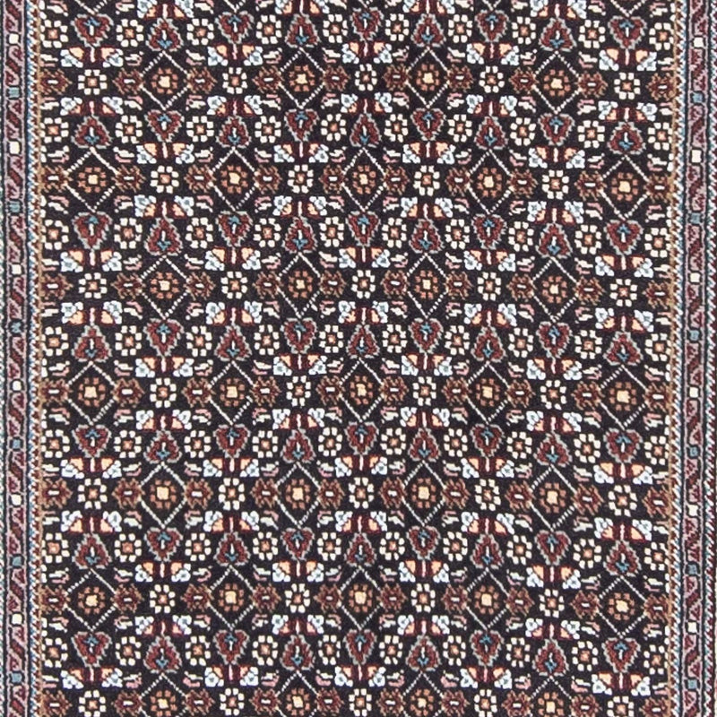 Løber Persisk tæppe - Tabriz - 391 x 70 cm - grå