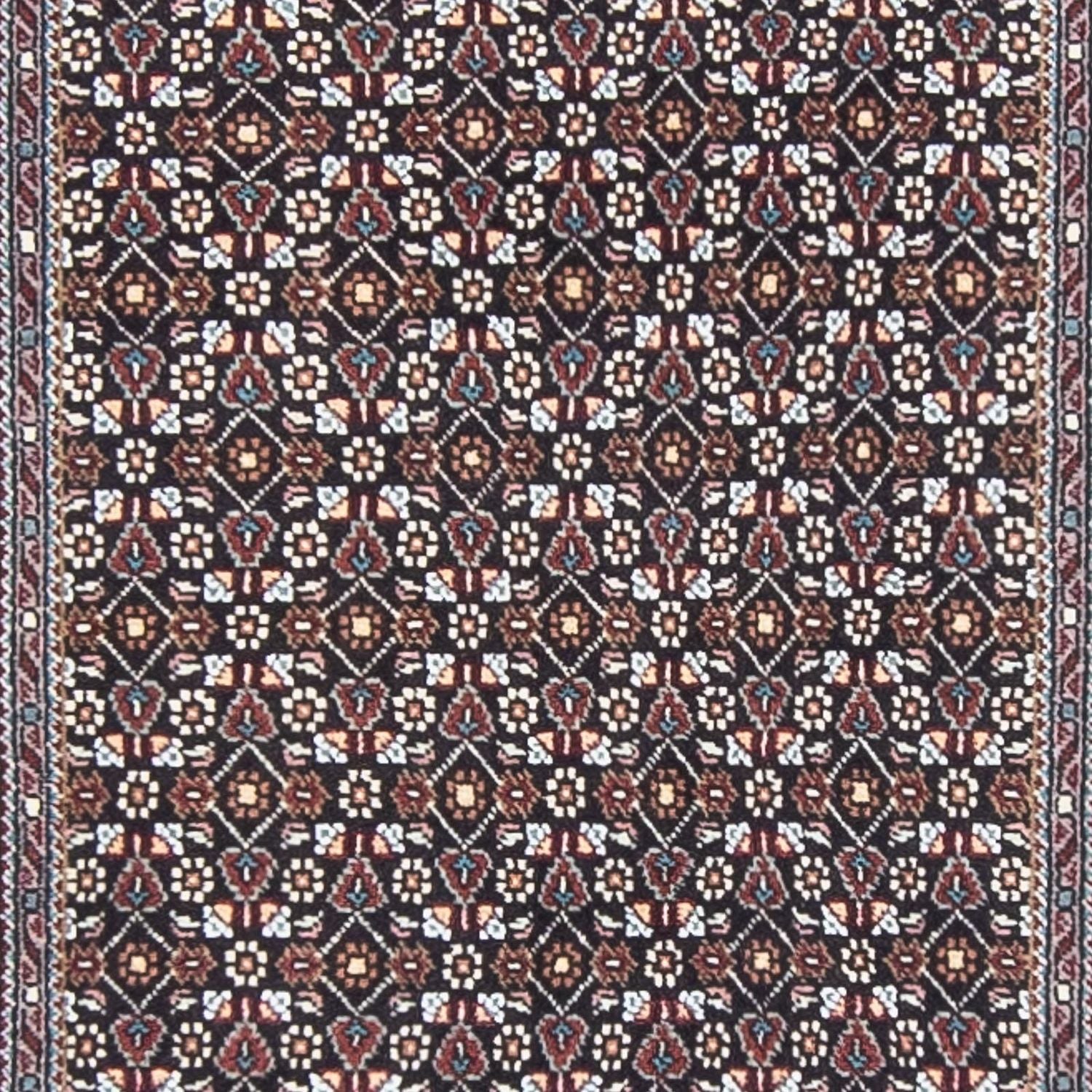 Løber Persisk tæppe - Tabriz - 391 x 68 cm - grå