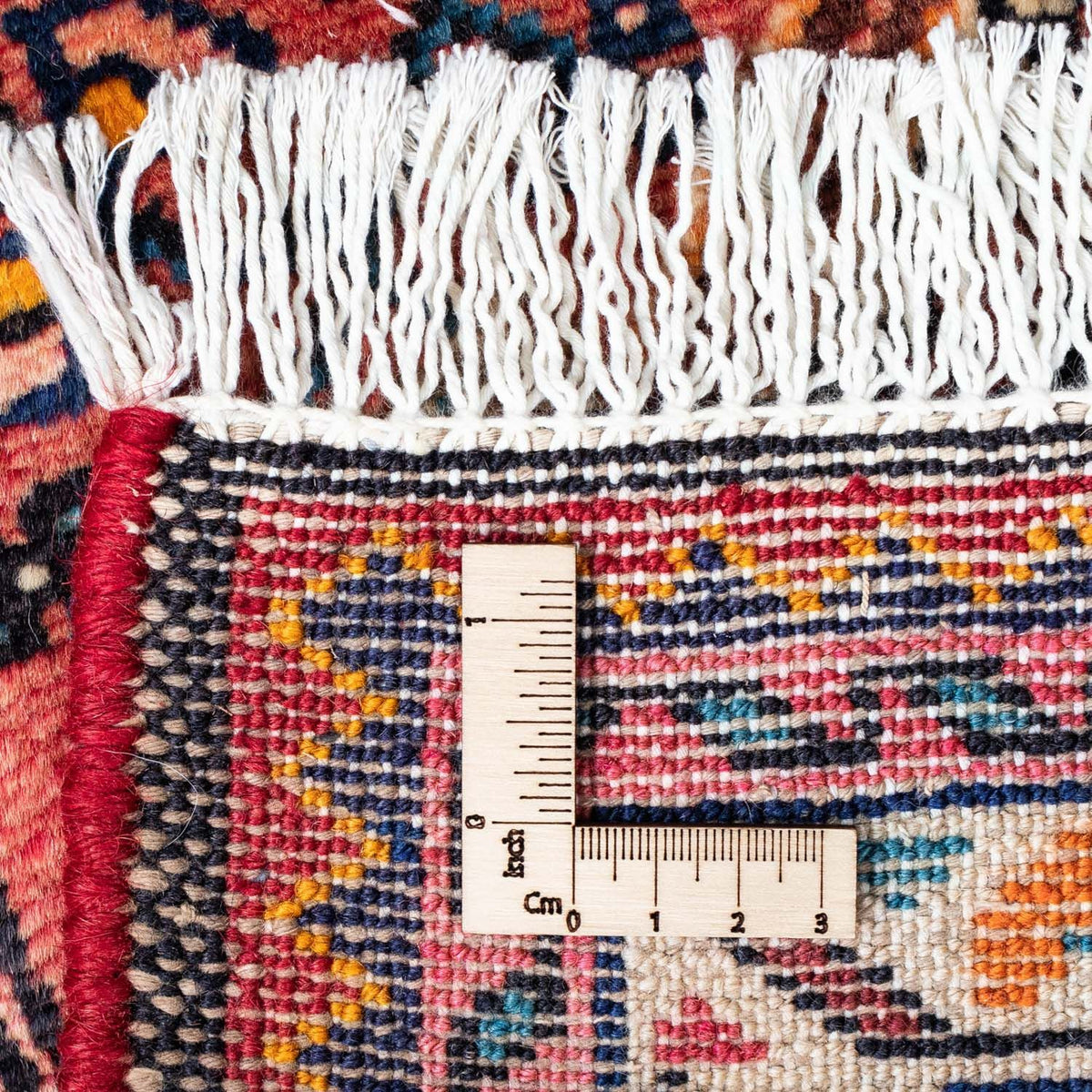 Persisk tæppe - Nomadisk - 128 x 80 cm - lysrød