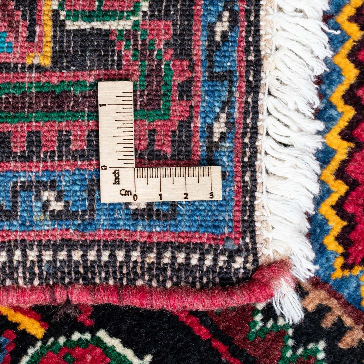 Persisk tæppe - Nomadisk - 122 x 83 cm - mørkeblå