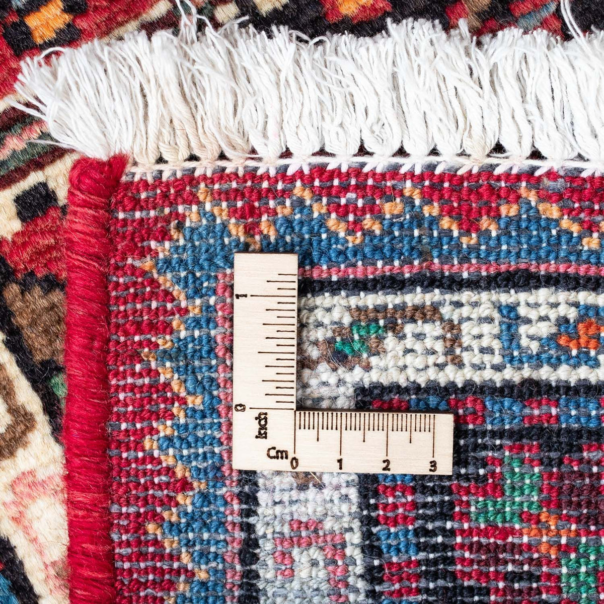 Persisk tæppe - Nomadisk - 127 x 79 cm - lysrød