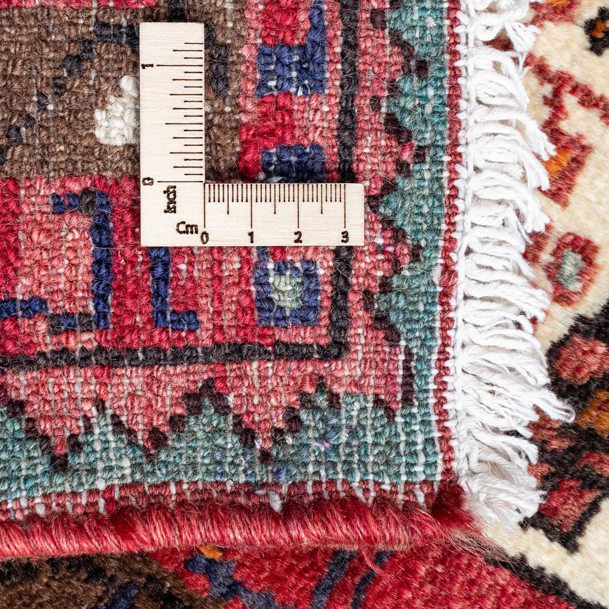 Persisk tæppe - Nomadisk - 118 x 85 cm - beige