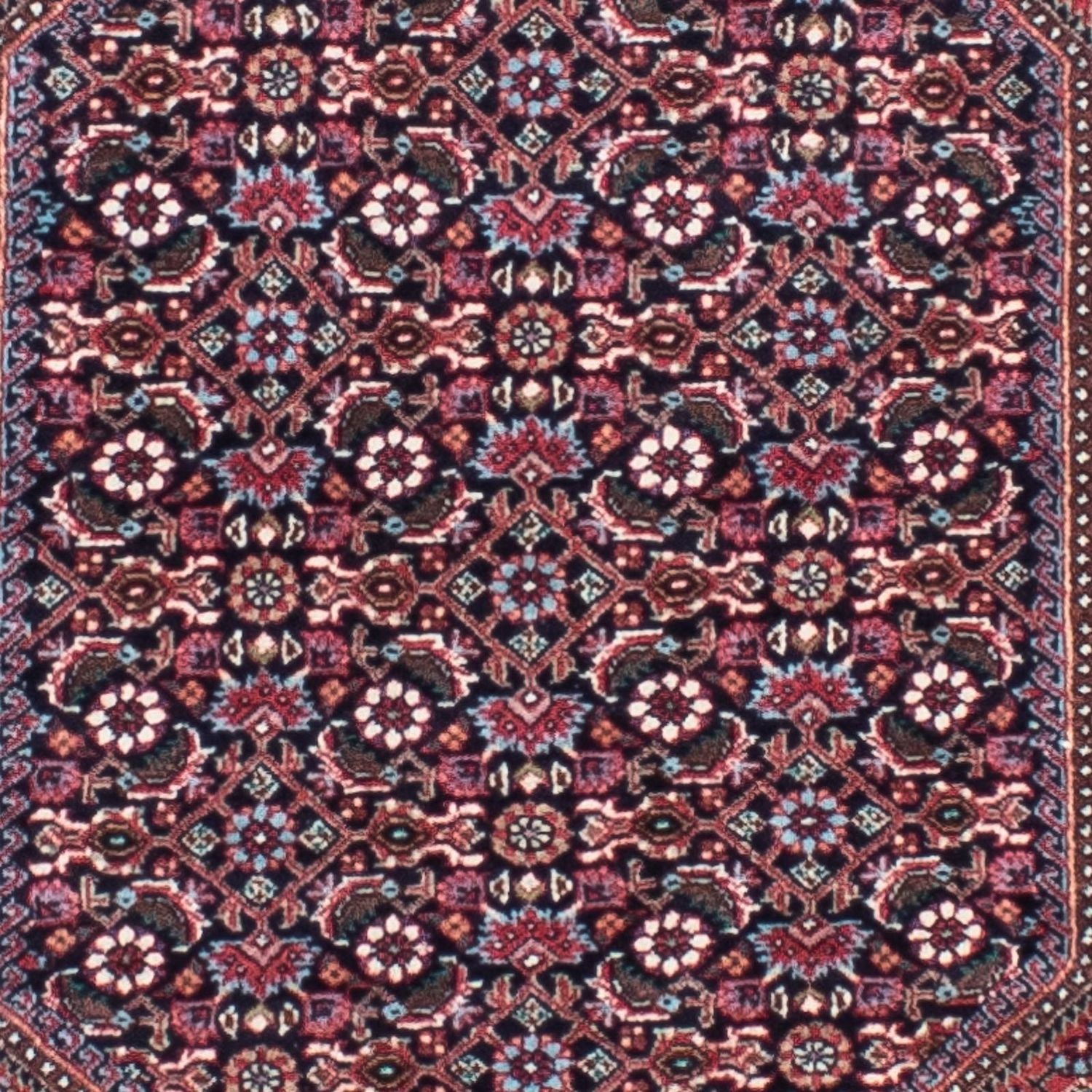 Løber Persisk tæppe - Bijar - 279 x 73 cm - lysrød