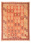 Kelim-tæppe - orientalsk - 210 x 154 cm - orange