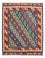 Kelim-tæppe - orientalsk - 174 x 148 cm - blå