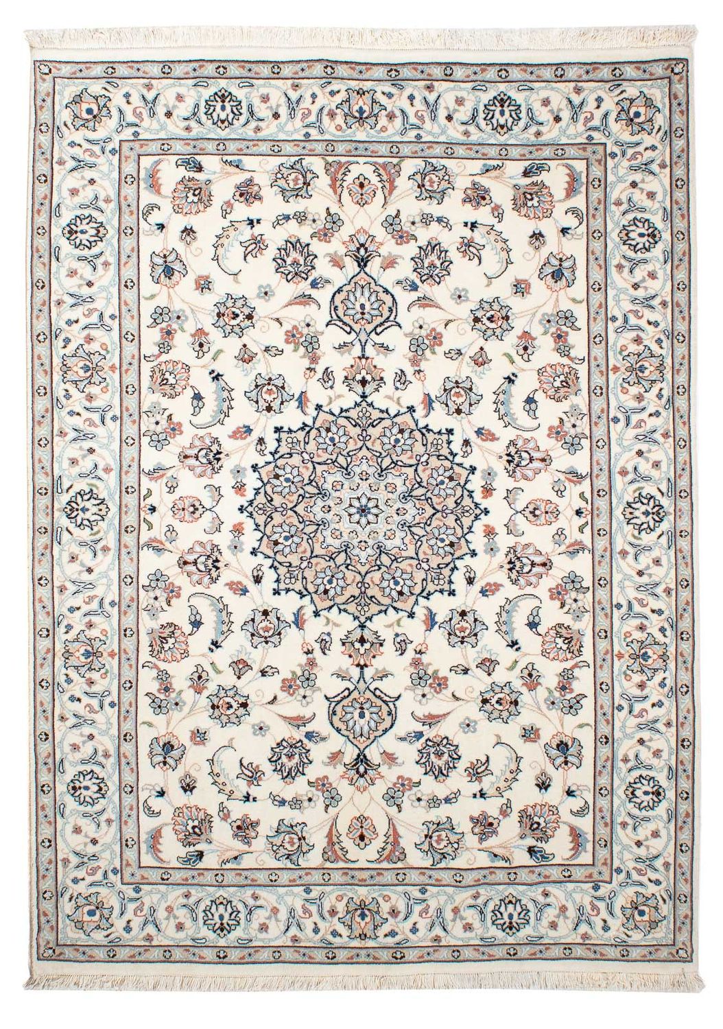 Persisk tæppe - Nain - Royal - 197 x 137 cm - beige