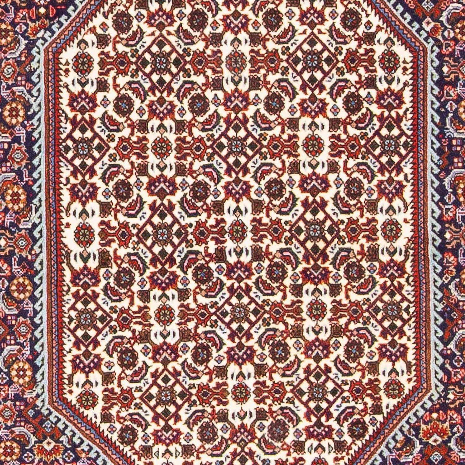 Persisk tæppe - Bijar - 164 x 110 cm - rød