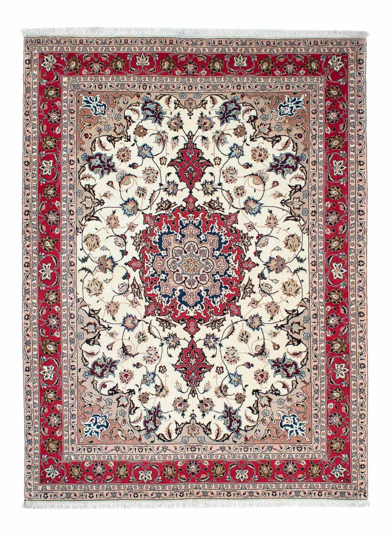 Persisk tæppe - Tabriz - Royal - 212 x 154 cm - beige