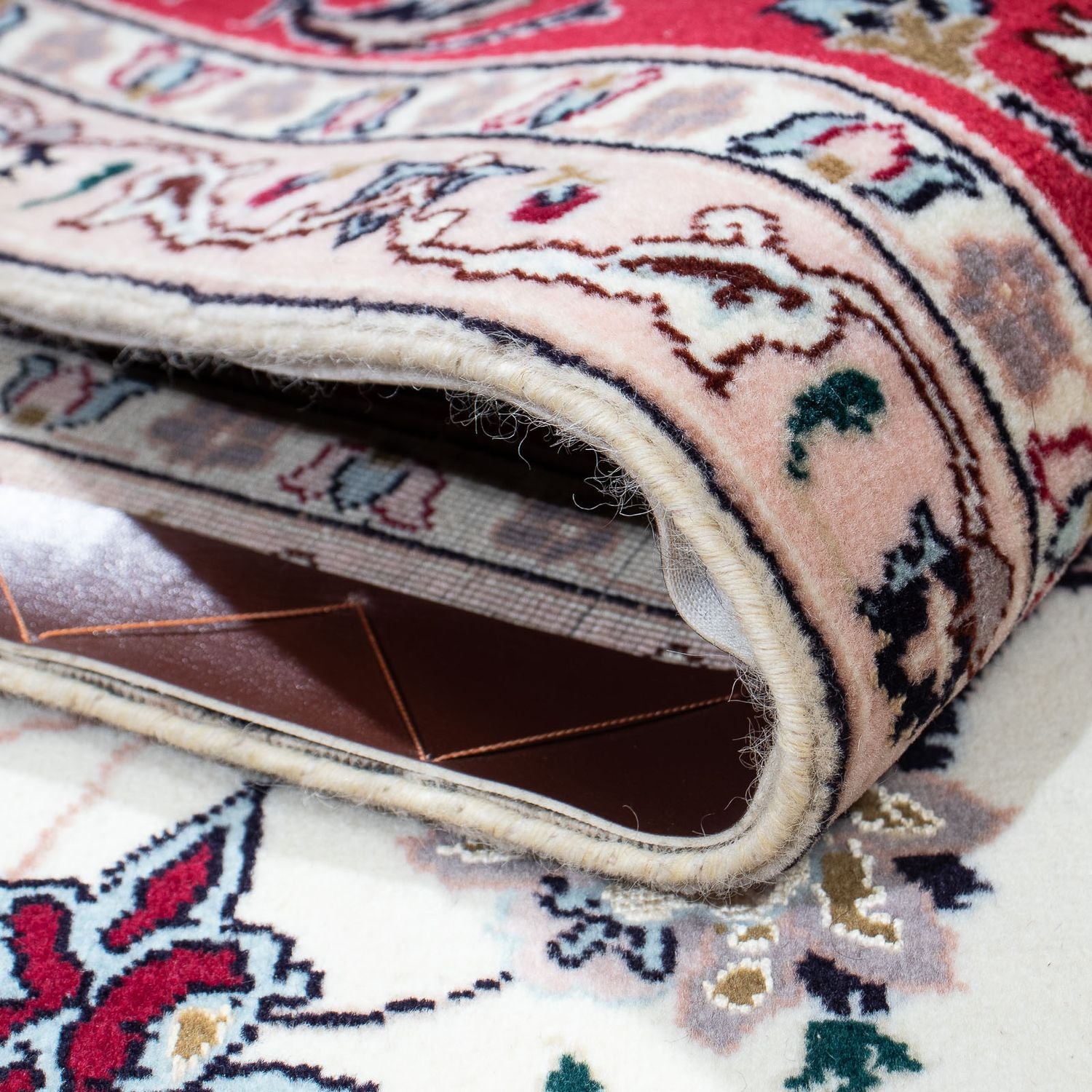 Persisk tæppe - Tabriz - Royal - 212 x 154 cm - beige
