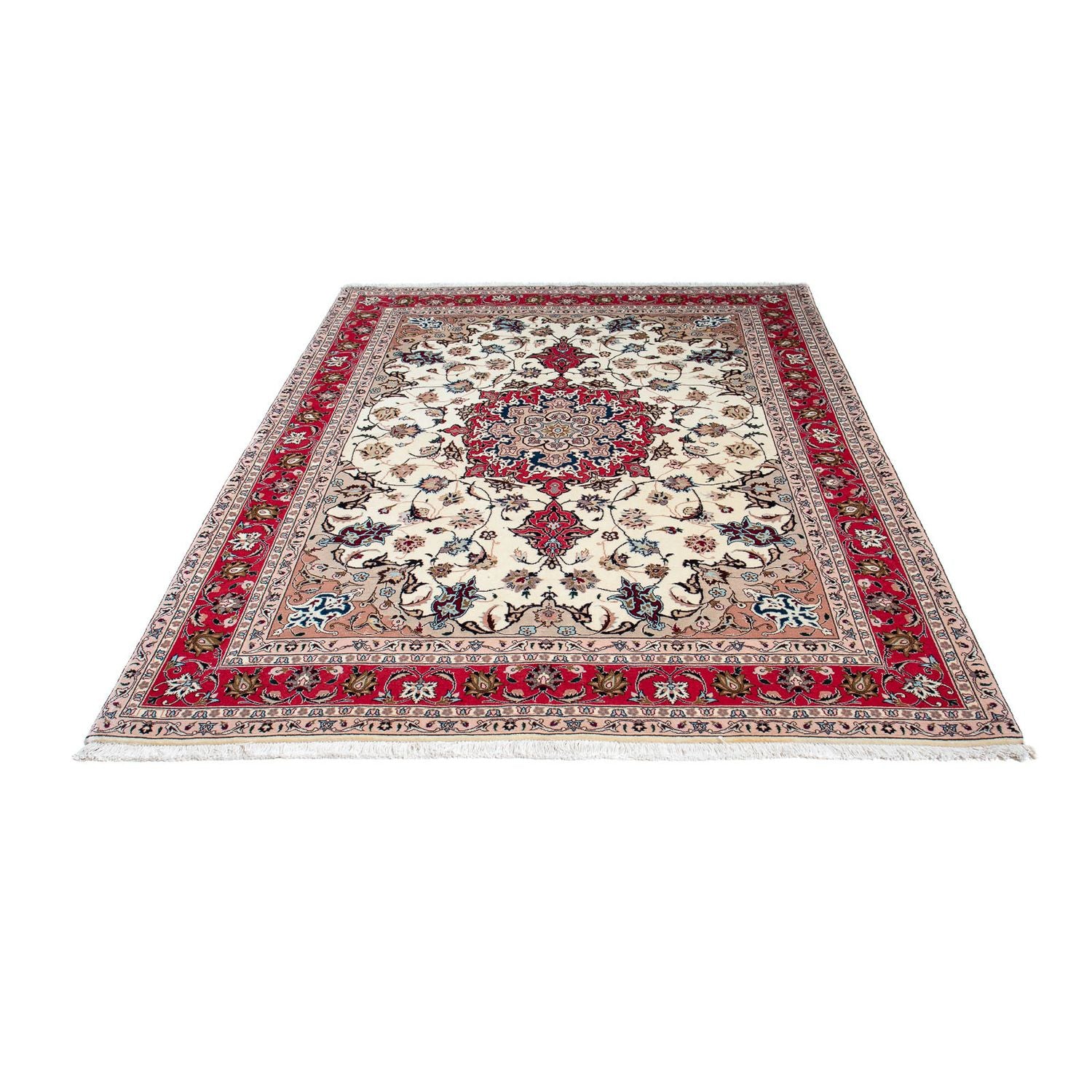 Persisk tæppe - Tabriz - Royal - 212 x 154 cm - beige