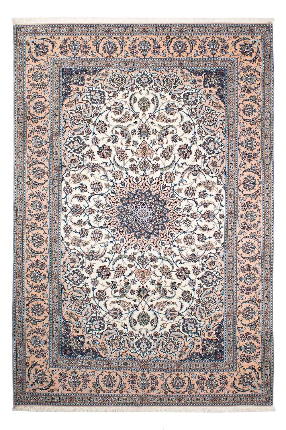 Persisk tæppe - Nain - Premium - 260 x 173 cm - beige