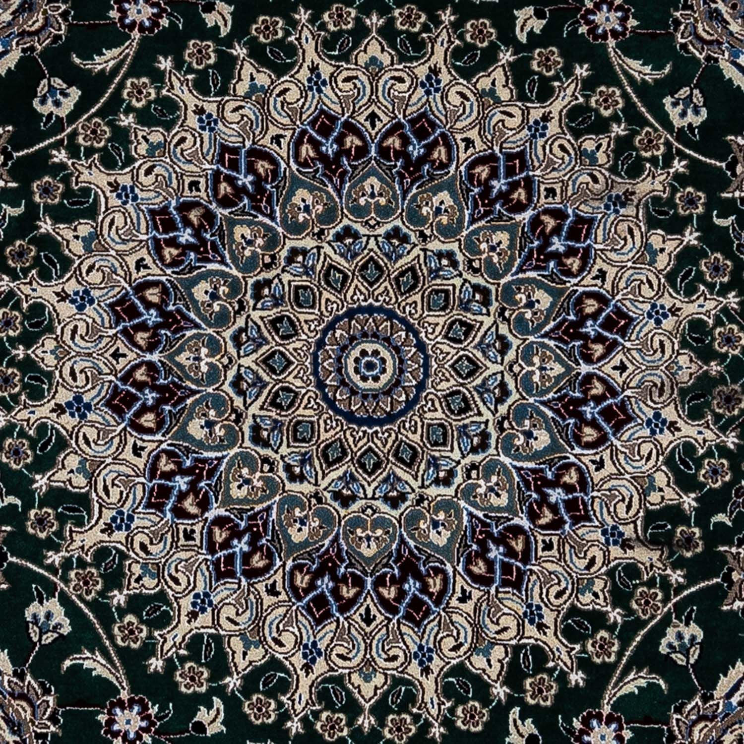 Persisk tæppe - Ghom - 352 x 241 cm - sort