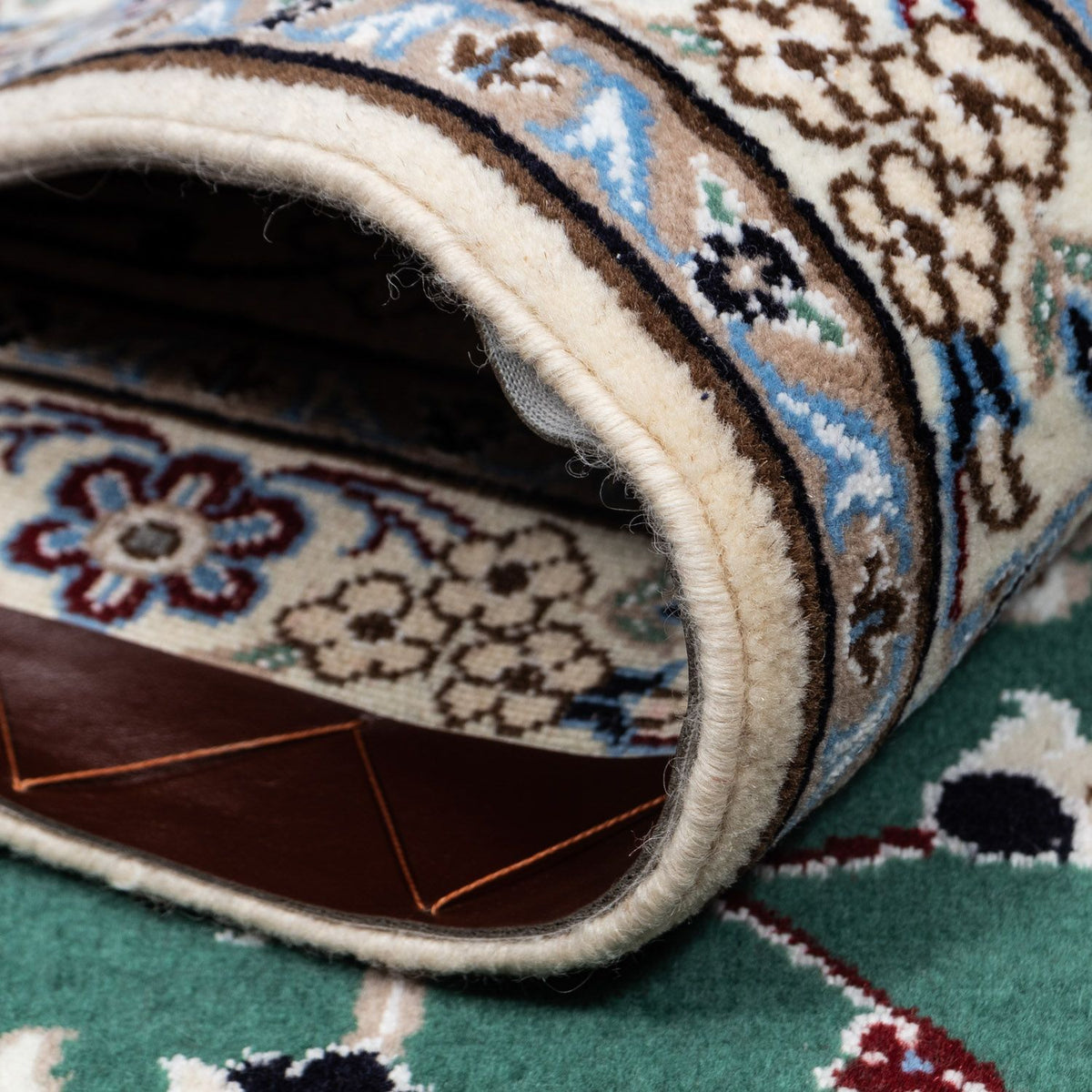 Persisk tæppe - Ghom - 352 x 241 cm - sort