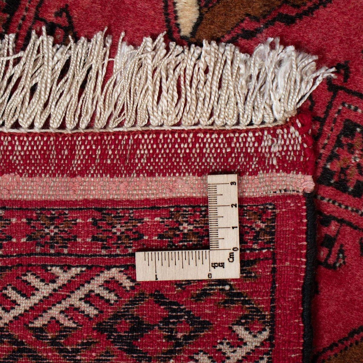 Persisk tæppe - Nomadisk - 290 x 203 cm - mørkerød