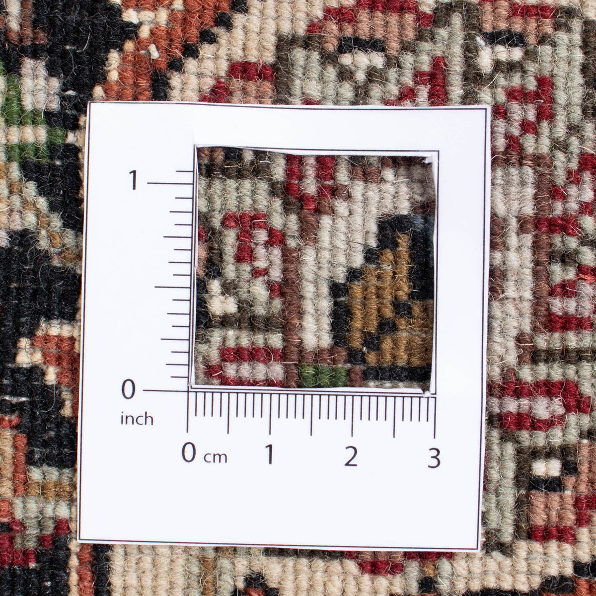 Persisk tæppe - Tabriz - 253 x 246 cm - mørkeblå