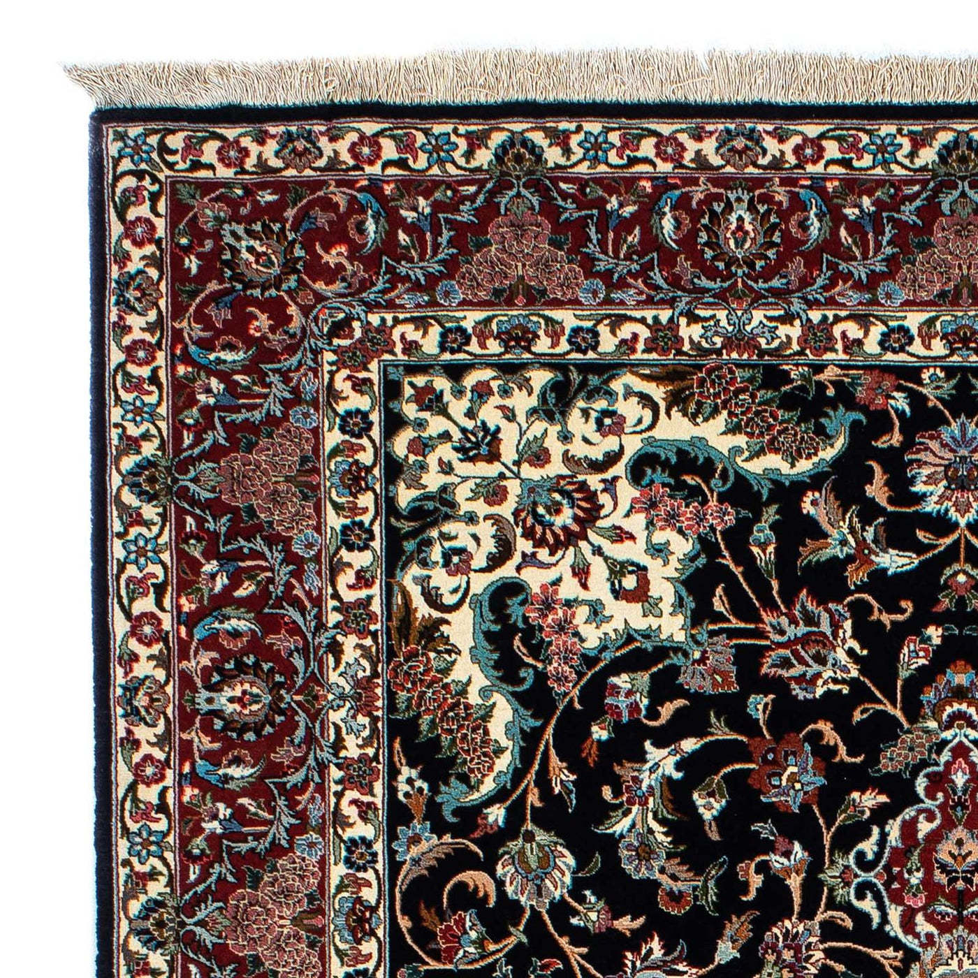 Qom Tæppe 213x141cm - Persisk tæppe