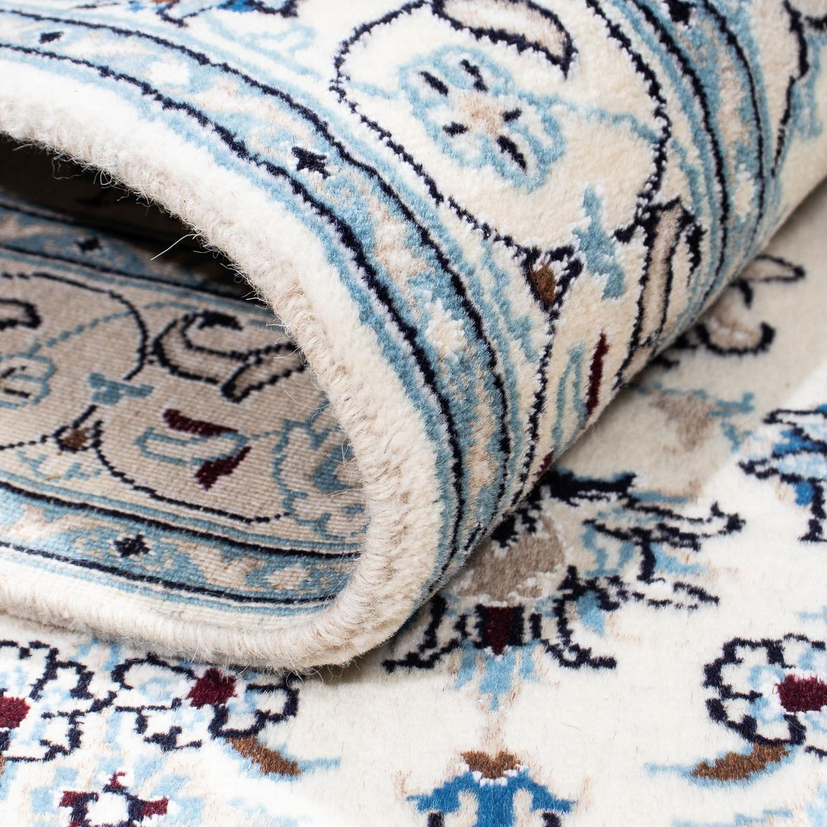 Persisk tæppe - Nain - Royal - 195 x 124 cm - beige