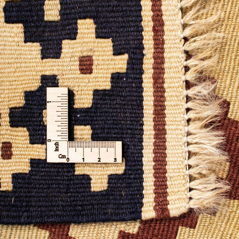 Kelim-tæppe - orientalsk - 214 x 140 cm - beige