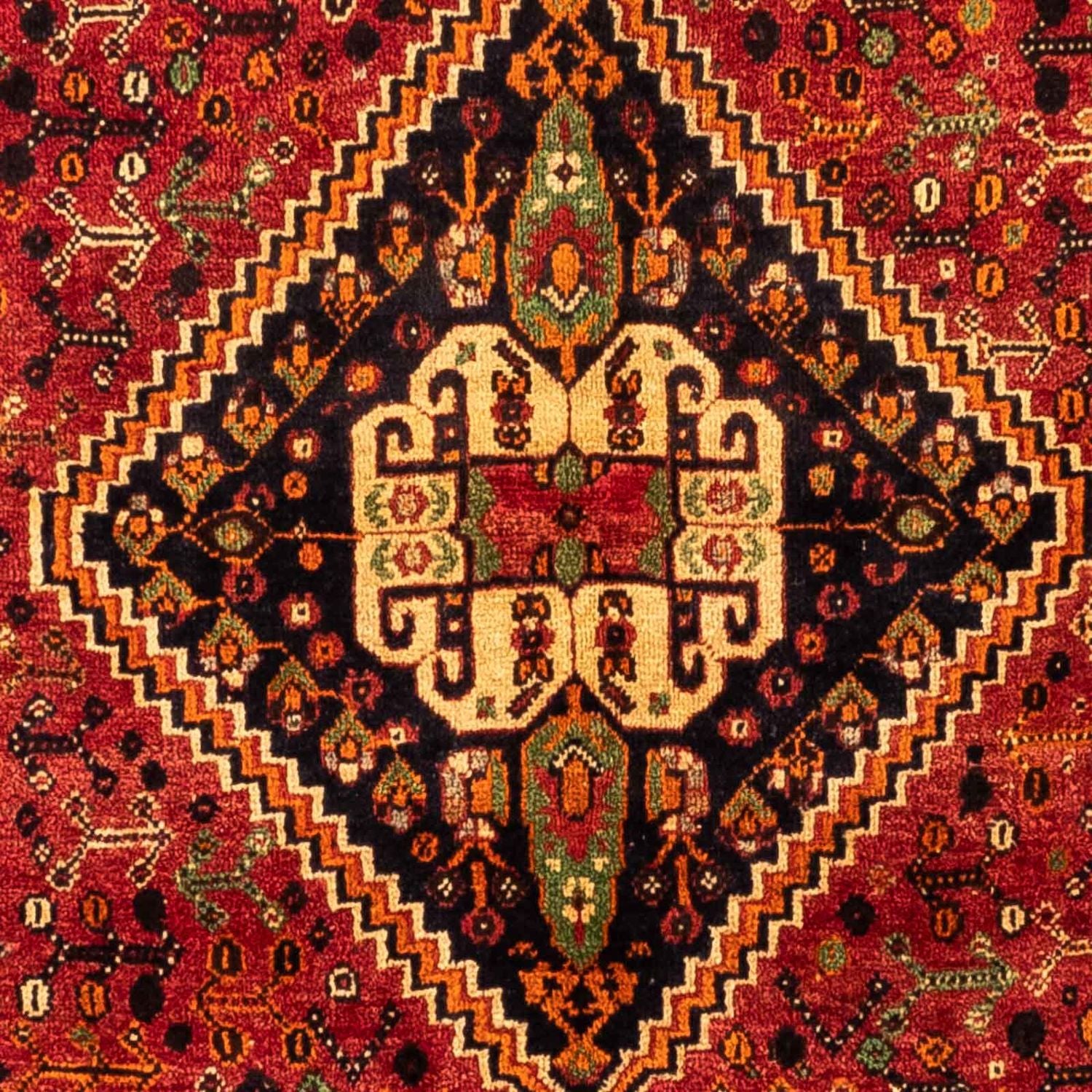 Persisk tæppe - Nomadisk - 268 x 157 cm - mørkerød