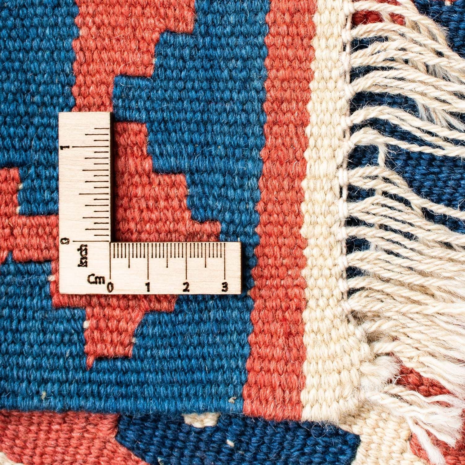 Kelim-tæppe - orientalsk - 173 x 125 cm - rød